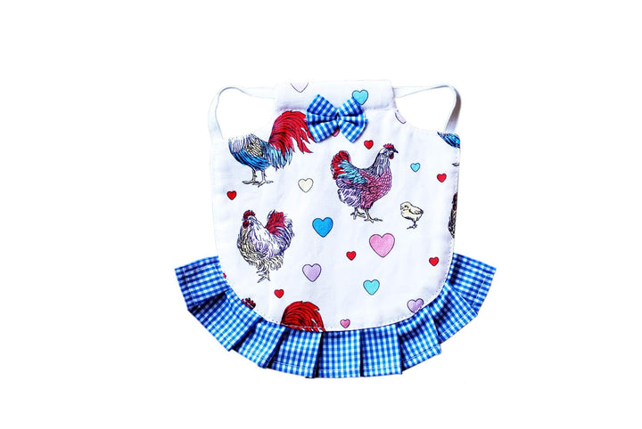 Hen Couture Chicken Saddle With Bow - Protective Hen Apron