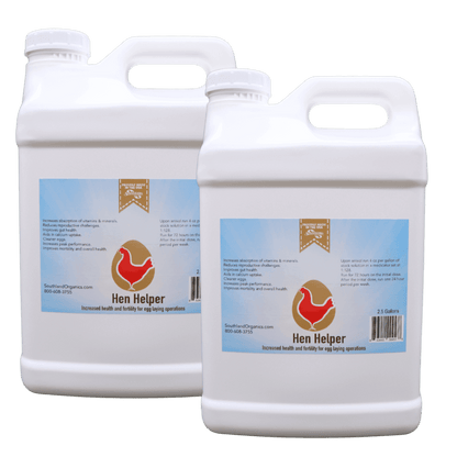 Southland Organics Hen Helper Organic Probiotics & Electrolytes for Layer Chickens, 2.5 Gallon container