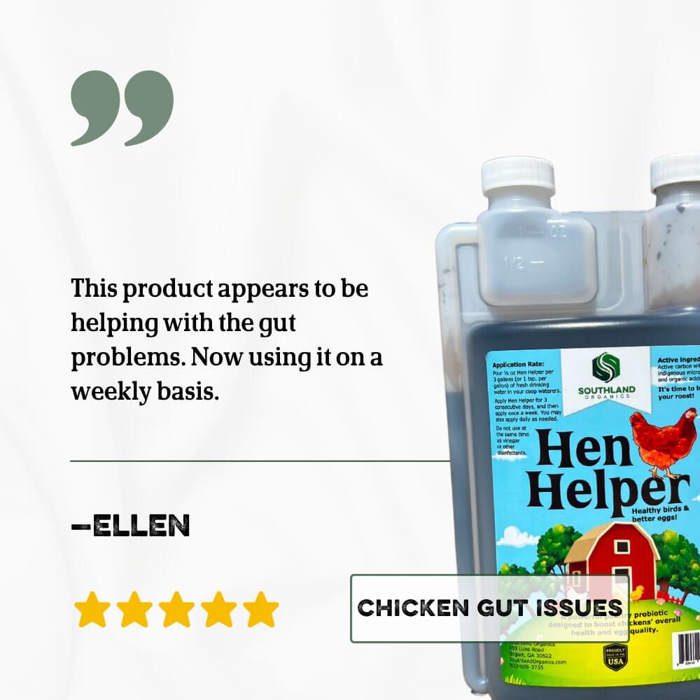 Hen Helper Organic Probiotics & Electrolytes for Layer Chickens