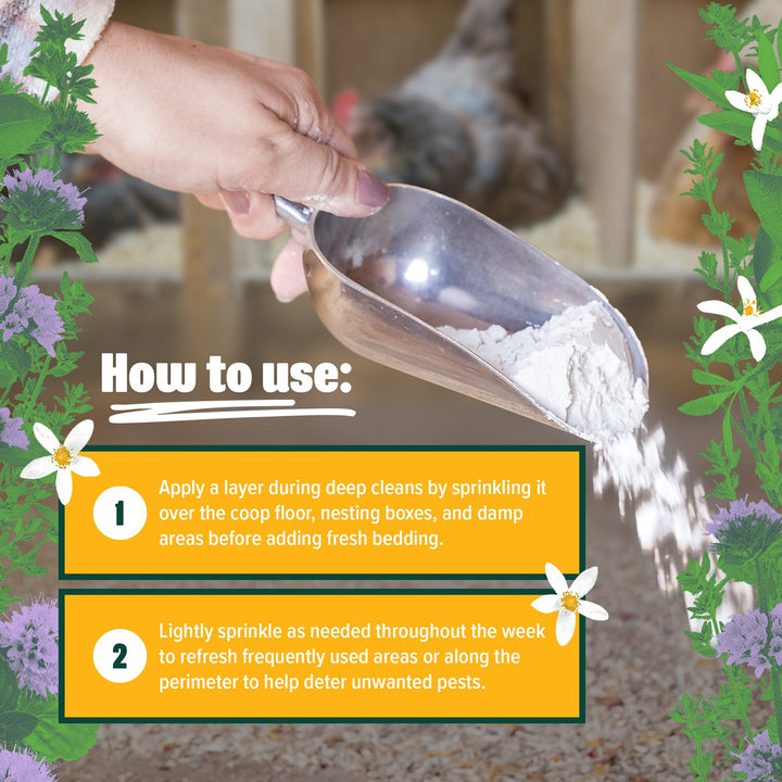 Revitalime Natural Chicken Coop Freshener - Pest Control & Odor