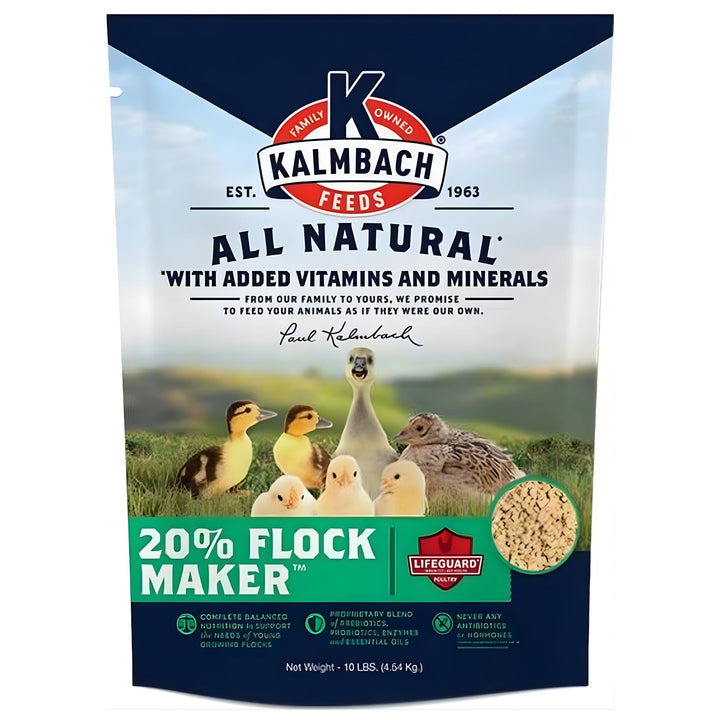 Kalmbach 20% Protein Natural Flock Maker Crumbles - 10 lb