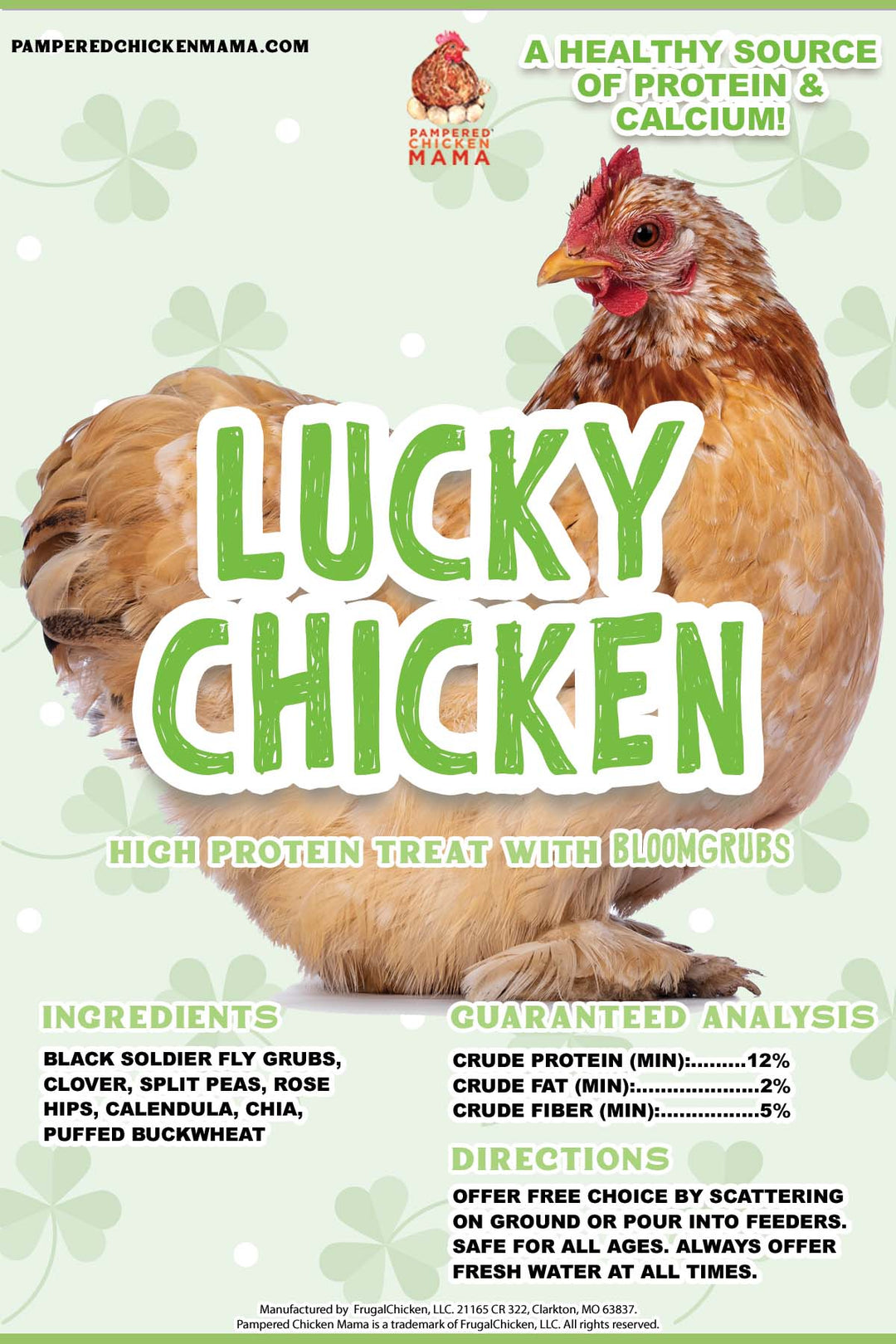 Protein-Rich Chicken Treat with Black Soldier Fly Larvae