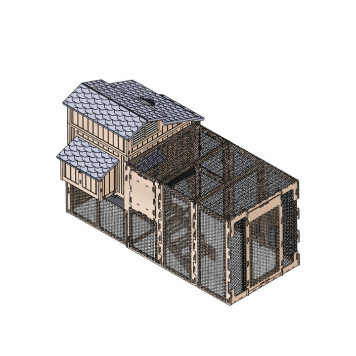 Large Coop Run (Large Chicken Coop, Stand and Stairs Sold Separately)