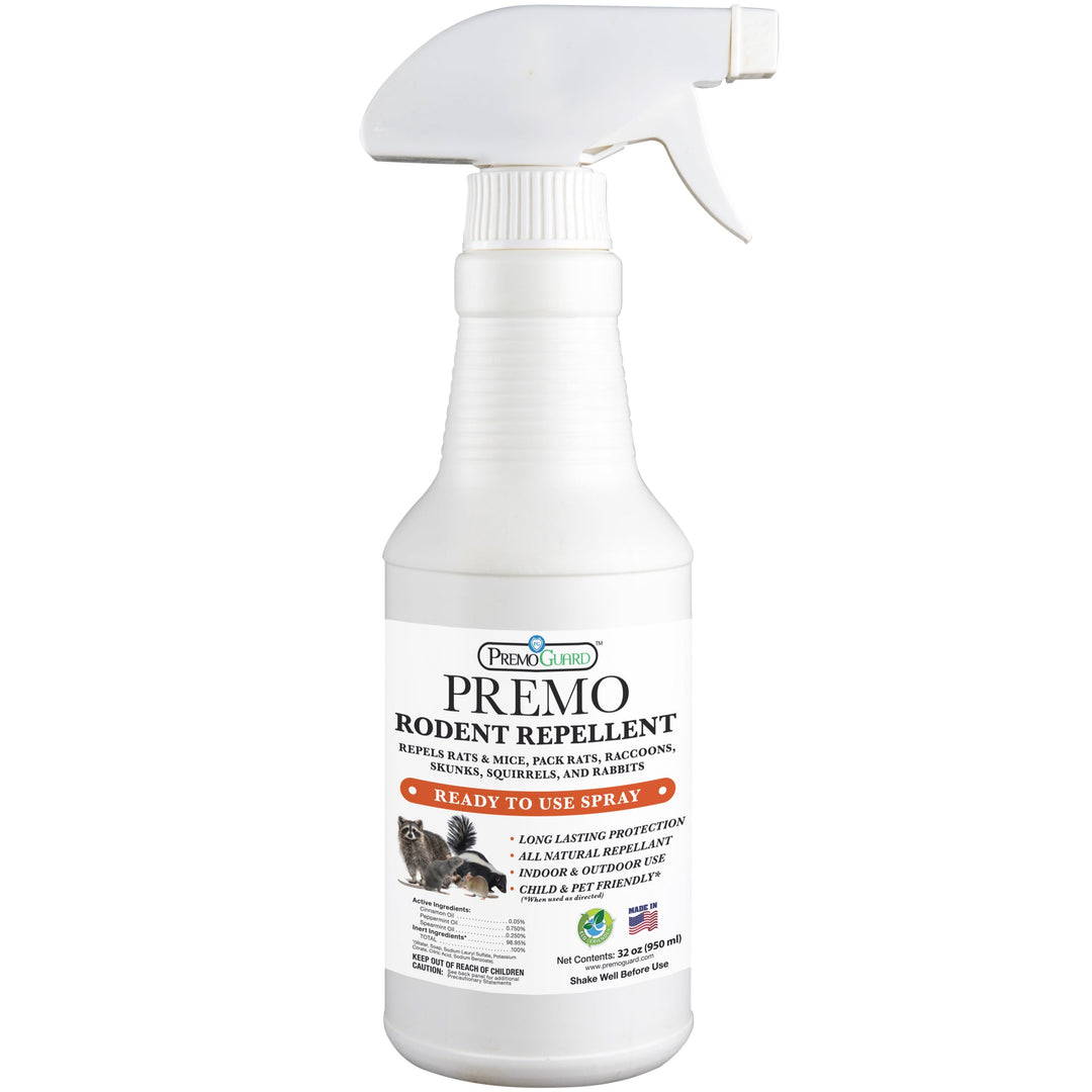 Rodent Repellent Spray - 32 oz - By Premo Guard