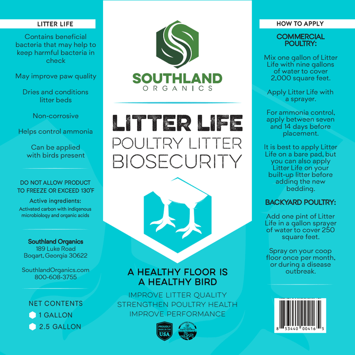 Litter Life | Poultry Litter Amendment