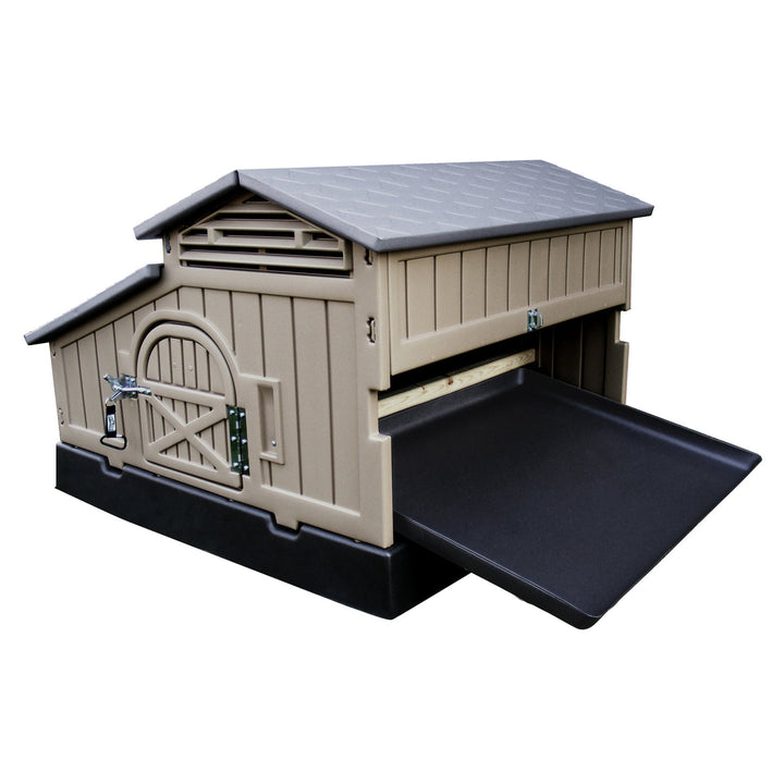 Standard Chicken Coop with Stand and Stairs & Run