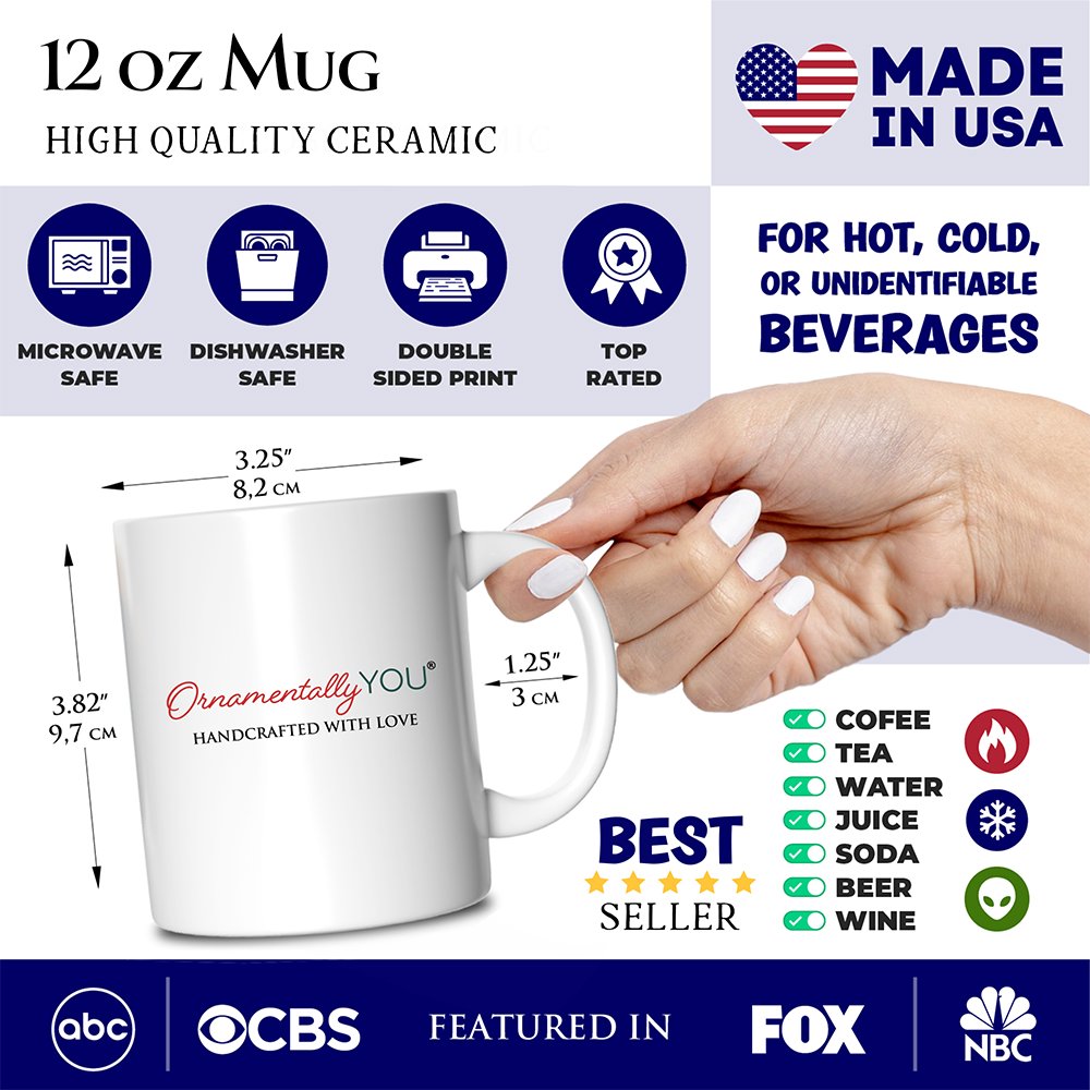 Buy Me Chickens Personalized Mug, American Patriotic Country Gift With Custom Name