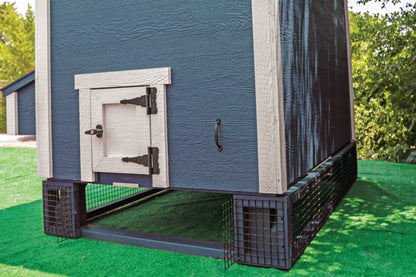 Paneles de alambre grandes para gallinero - Estructura de madera tratada a presión