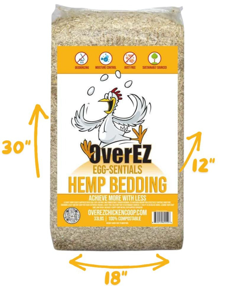 OverEZ Hemp Bedding - 33 LB Bale