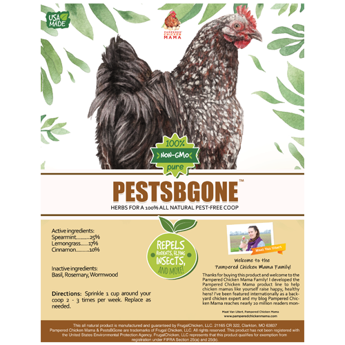 PestsBGone Natural Chicken Coop Pest Repellent - Herbal Blend