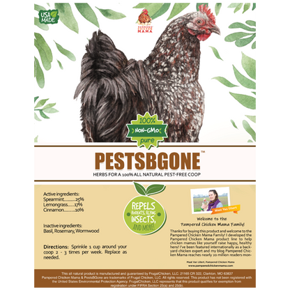 PestsBGone Natural Chicken Coop Pest Repellent - Herbal Blend