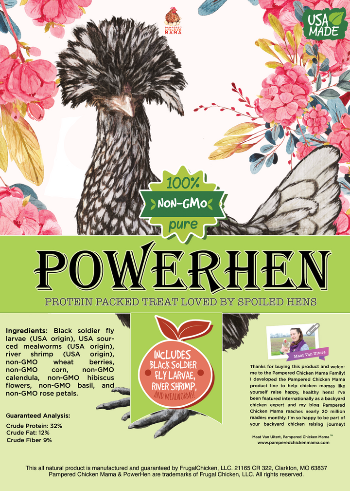 PowerHen High Protein Chicken Treat - Mealworms & Black Soldier Fly