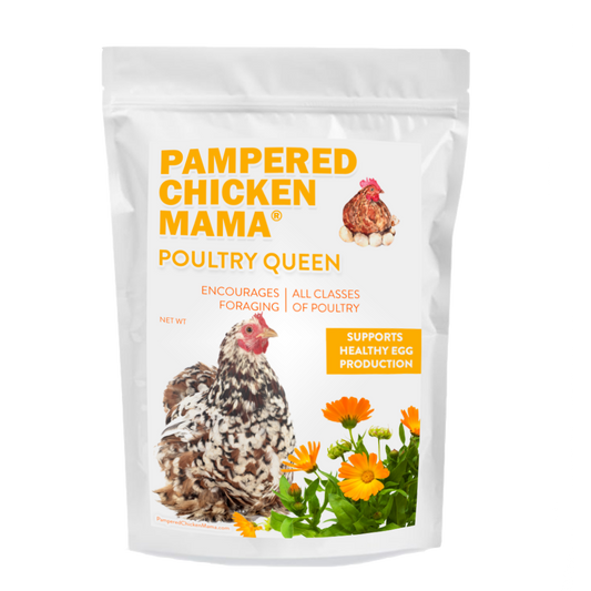 Premium Mealworm Chicken Treats with non-GMO corn, flax, and herbs by Dahlia Pets, available in 3, 10, and 20-pound sizes.