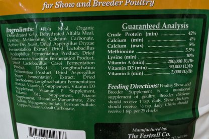 Fertrell High-Potency Breeder Supplement - Fertility & Feather Support