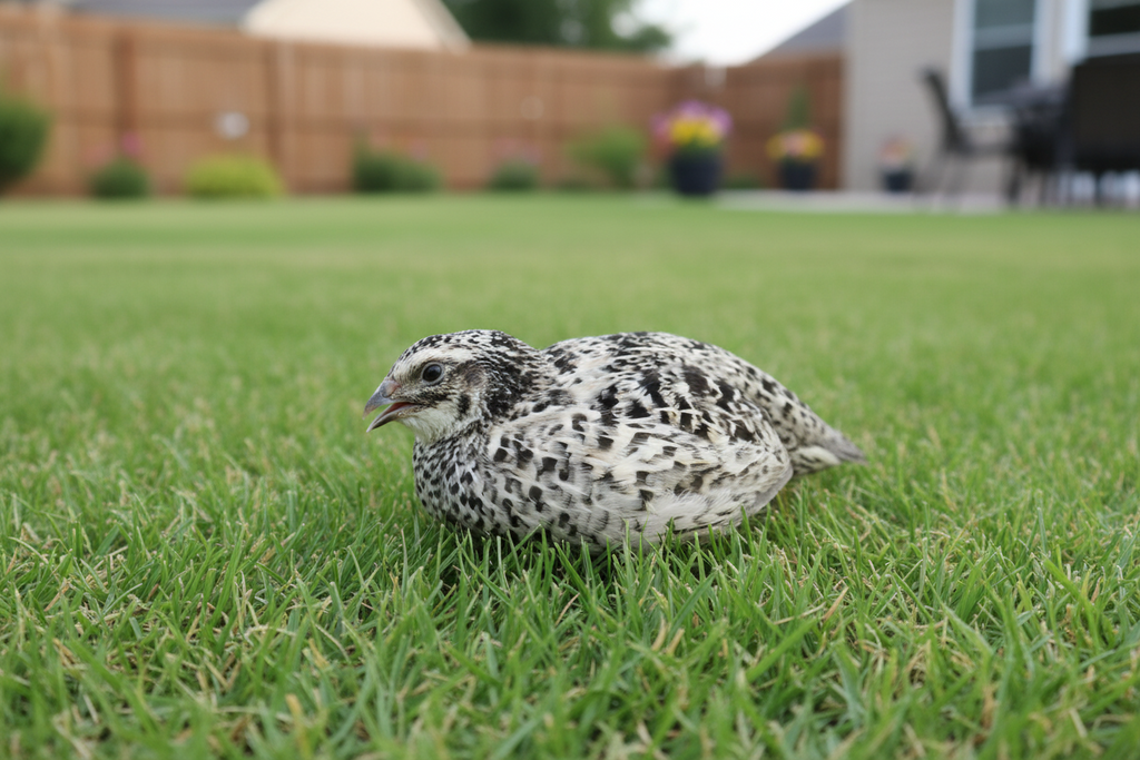 Pearl Pansy fertile quail hatching eggs in a carton by Quailz.com, available in counts of 12 and 24.
