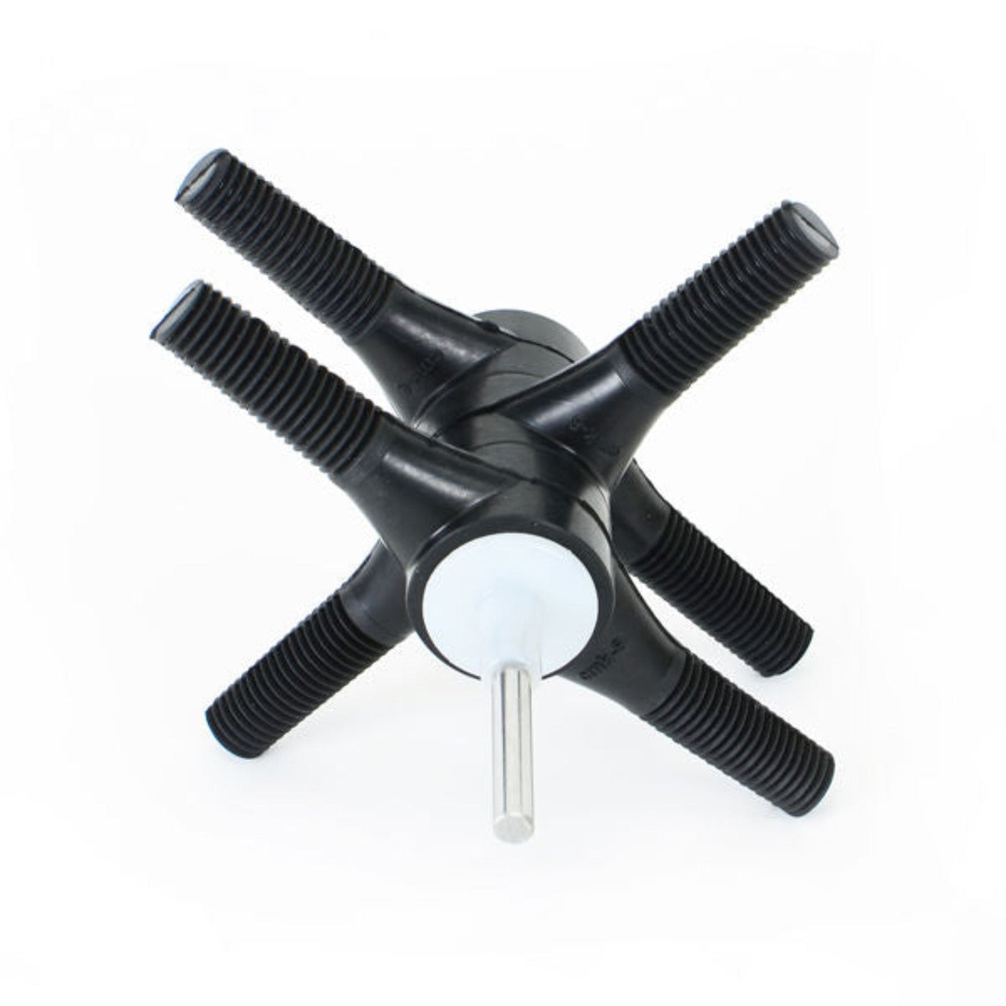 Cimuka rubber poultry feather plucker drill attachment tool in gray and black for efficient chicken processing.
