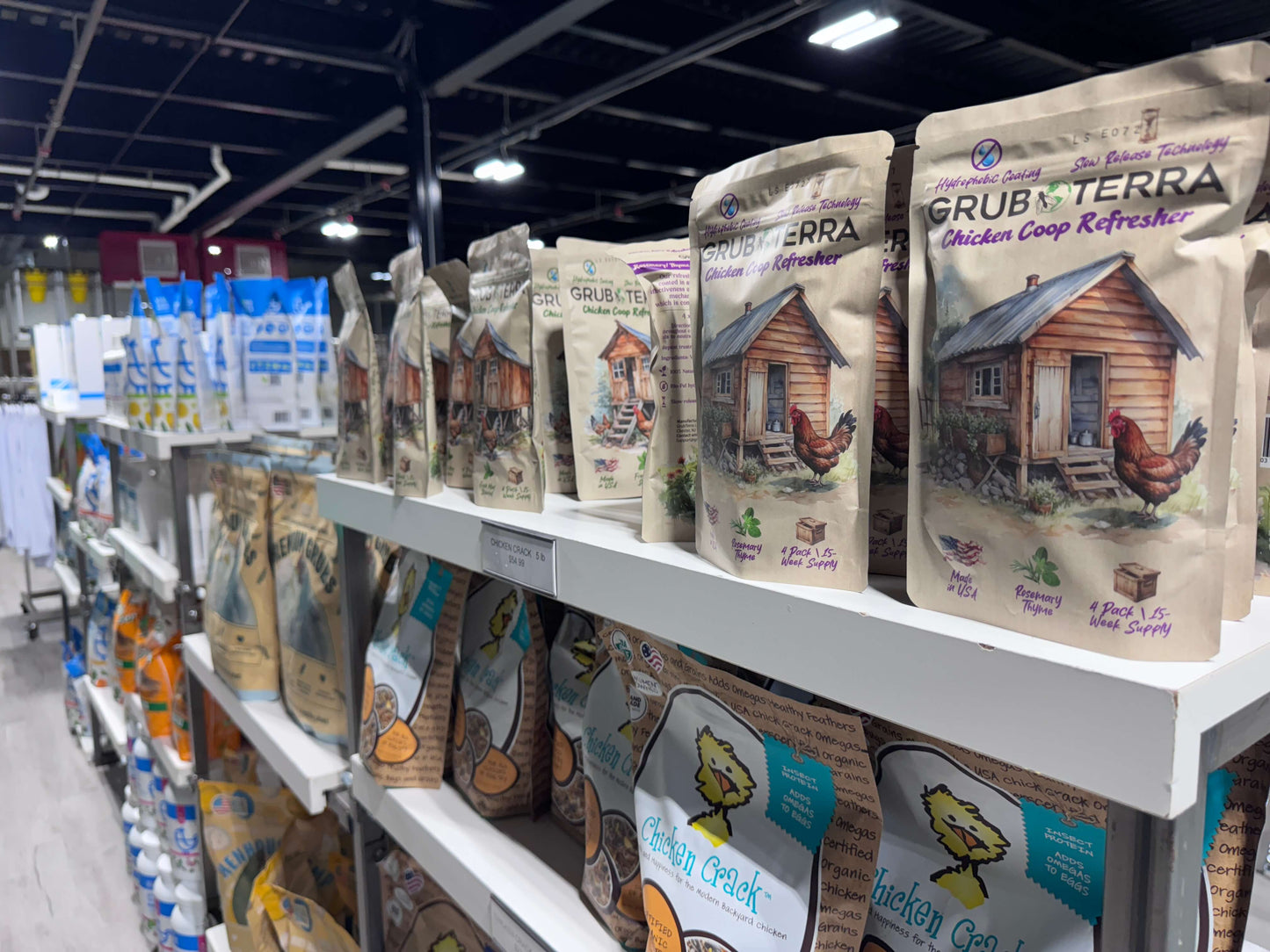 5 lb bag of Hatching Time Happy Tract Chicken Digestive Health Treat with cracked corn and cinnamon