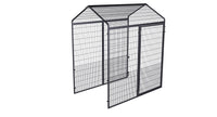 Galvanized steel mesh chicken run extension by The Smart Coop with a durable 16-gauge welded frame.