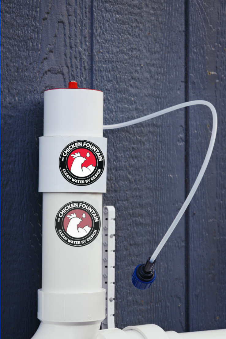 Chicken Fountain™ Gravity Flow Adapter - Low Pressure Waterer