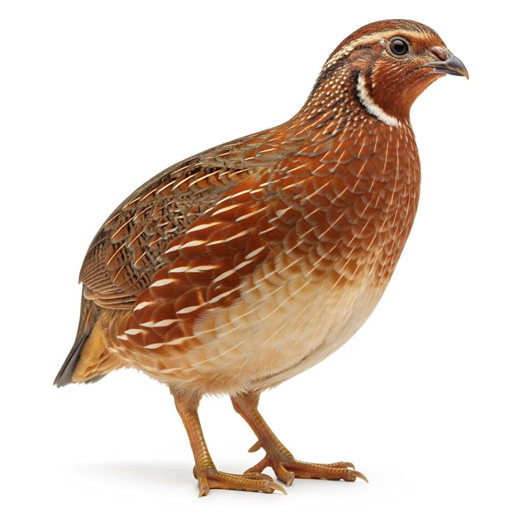 Red Coturnix quail hatching eggs from Quailz.com, available in 12 or 24 count options.