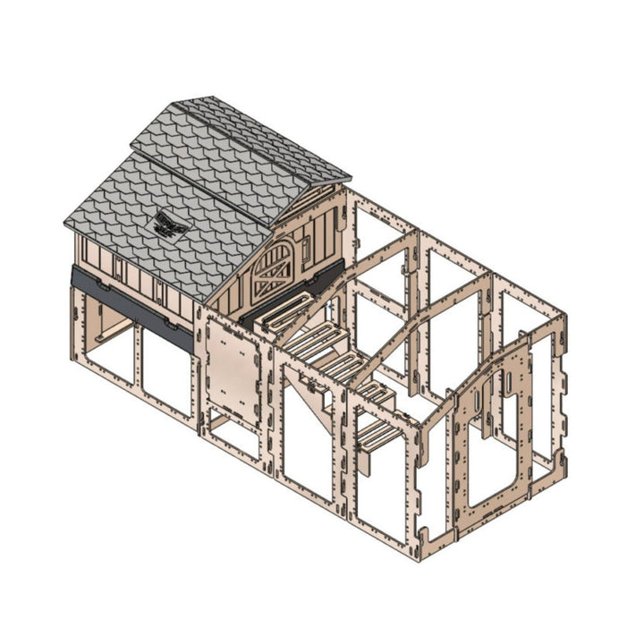 Standard Coop Run (Standard Chicken Coop, Stand and Stairs Sold Separately)