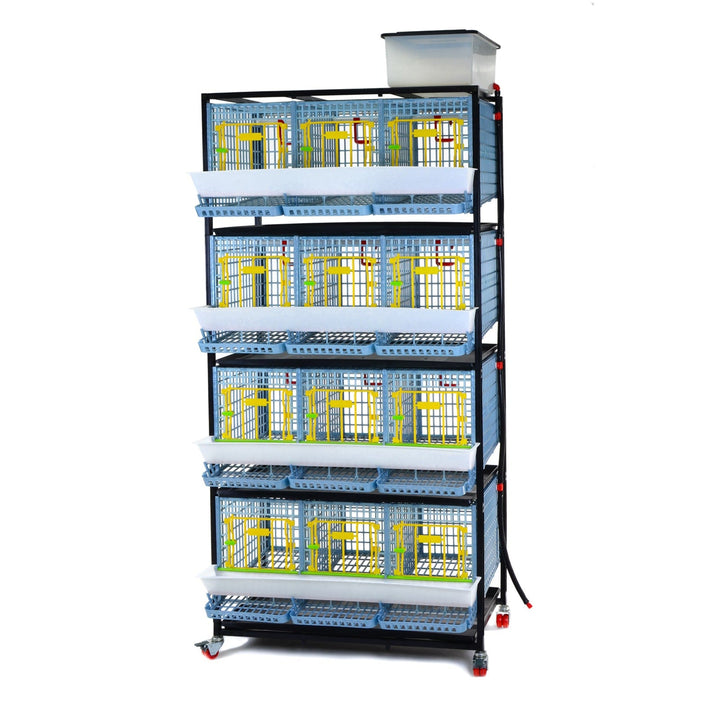 Cimuka 4-Layer Bantam Chicken Breeding Cage - 12-24 Birds