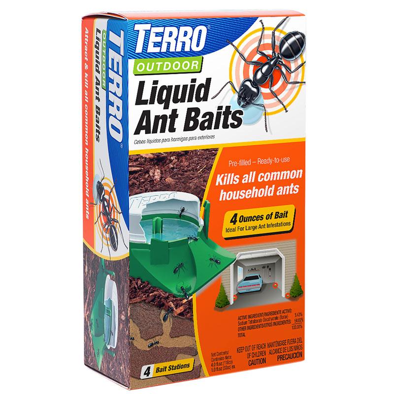 Estación de cebo para hormigas Terro Outdoor (paquete de 4)