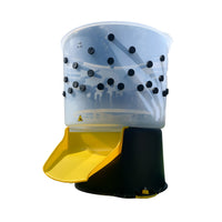 21-inch Cimuka Turkey Plucker drum with 125 rubber fingers and 400W motor for efficient poultry processing