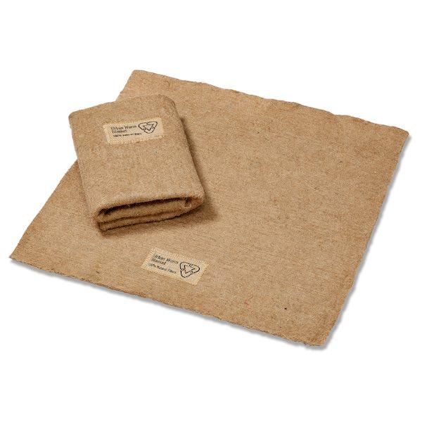 Jute fiber composting cover for worm bins, 2x2 feet, by Urban Worm Company