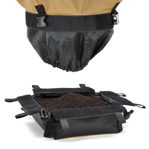 Urban Worm Bag V2 in durable 900D Oxford fabric, green continuous-flow vermicomposter for home composting.