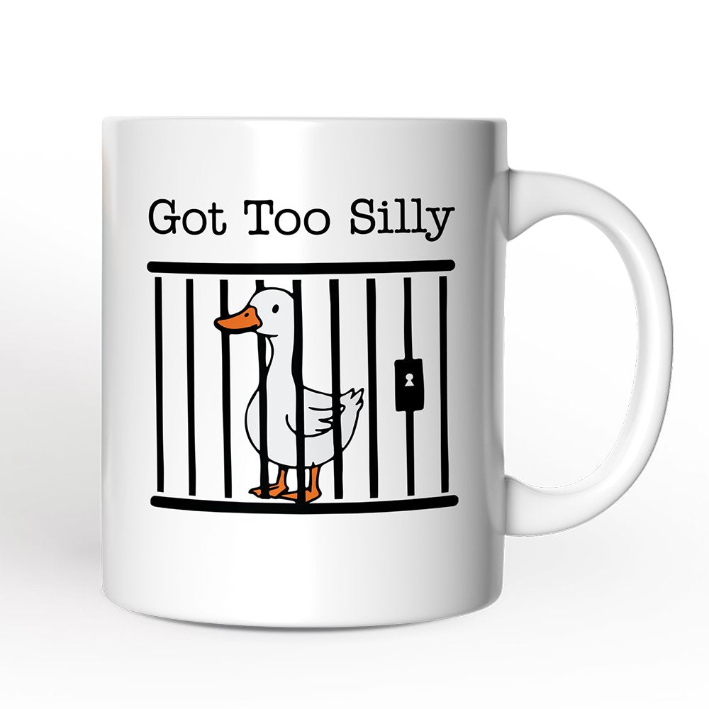 Taza personalizada de Ganso encarcelado: regalo divertido y divertido con nombre personalizado.