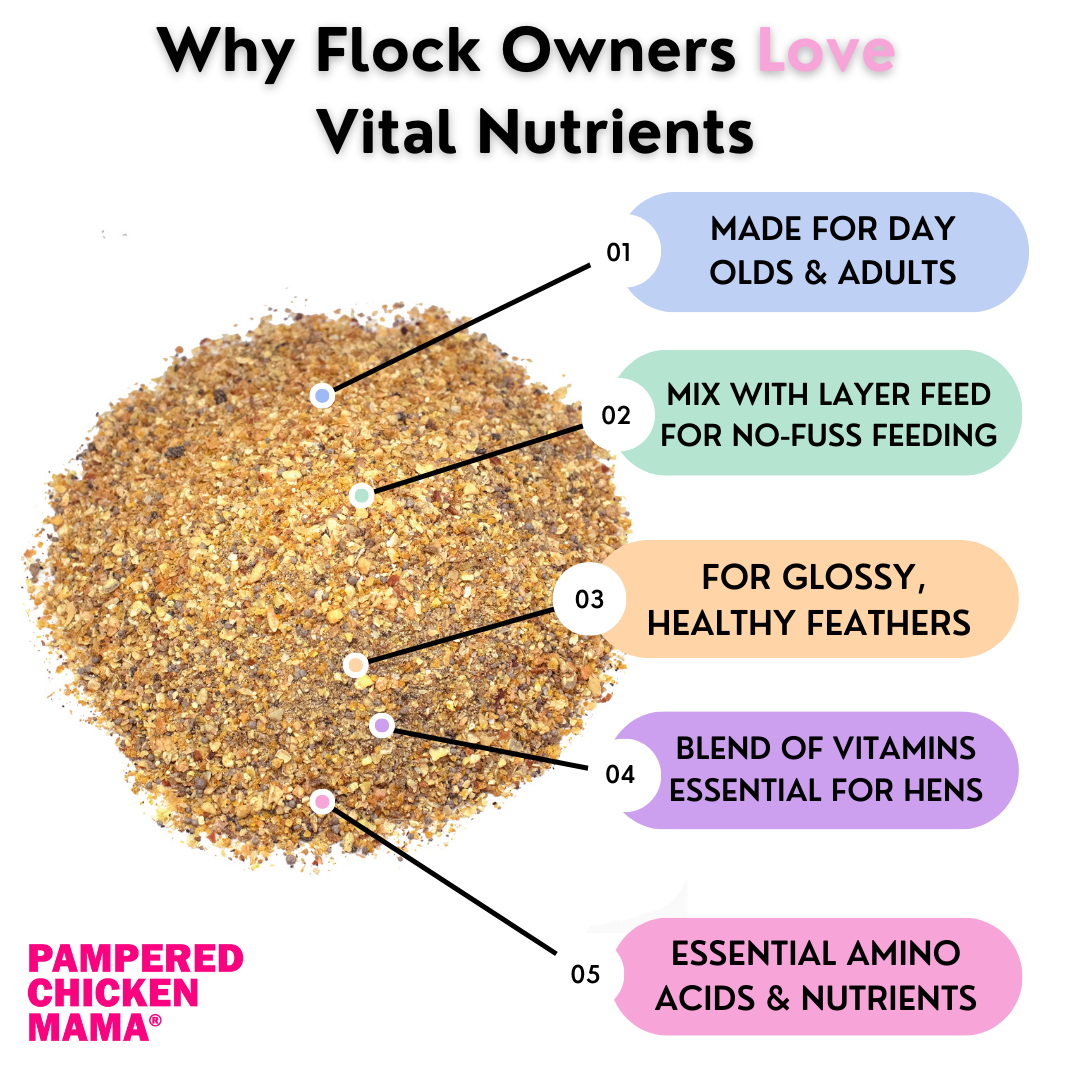 Vital Nutrients - Essential Vitamin & Mineral Supplement for Chickens & Ducks