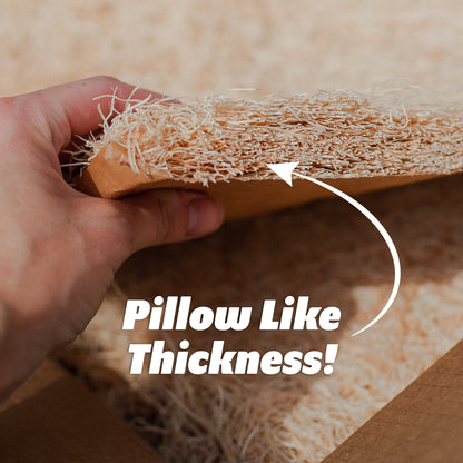 Premium aspen excelsior chicken nesting pads with pillow-like thickness, ideal for chicken coops – Eaton Pet and Pasture.