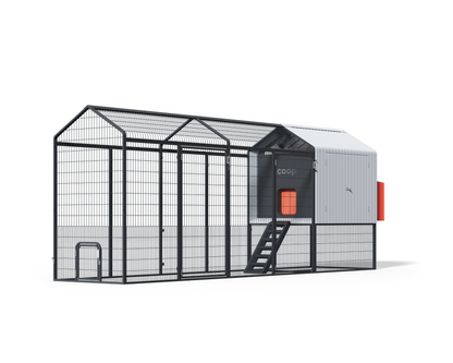 Gallinero inteligente automatizado + corral de acero - Cámaras con IA y control por app