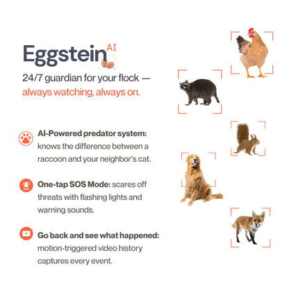 Smart CoopCam - AI Chicken Coop Camera with Predator Detection