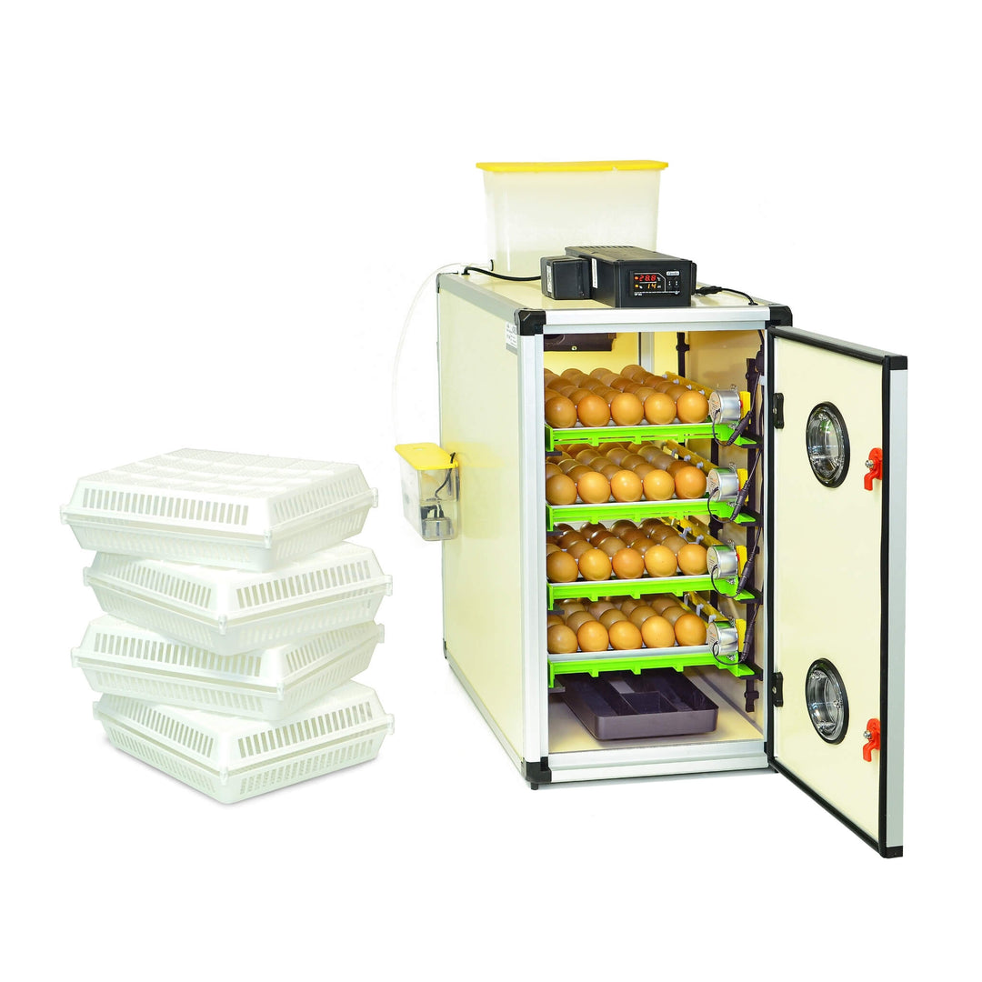 Cimuka 240 Egg Incubator Kit - Automatic Setter & Hatcher Combo