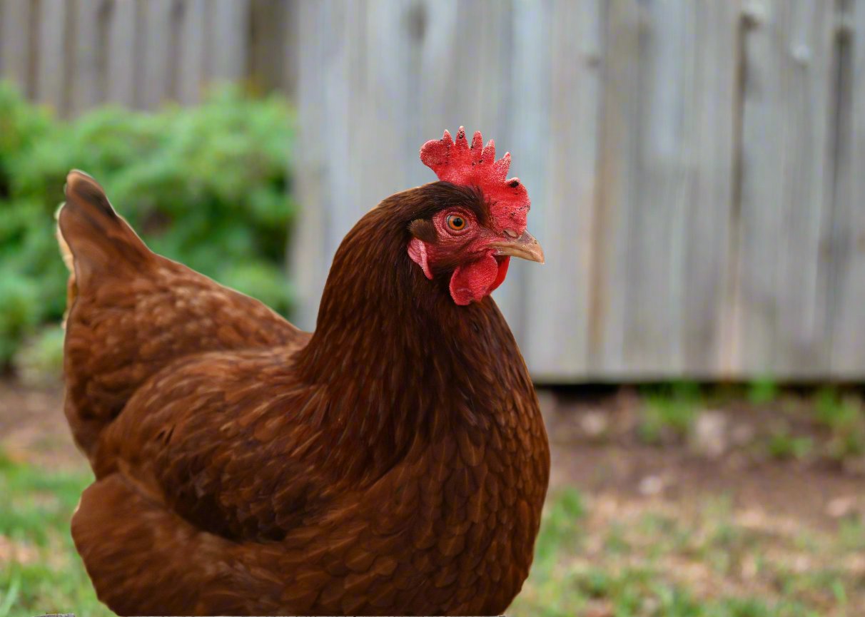 Brown Hardy Rhode Island Red chicks, dual-purpose breed by Az Chickens, ideal for all-weather conditions.