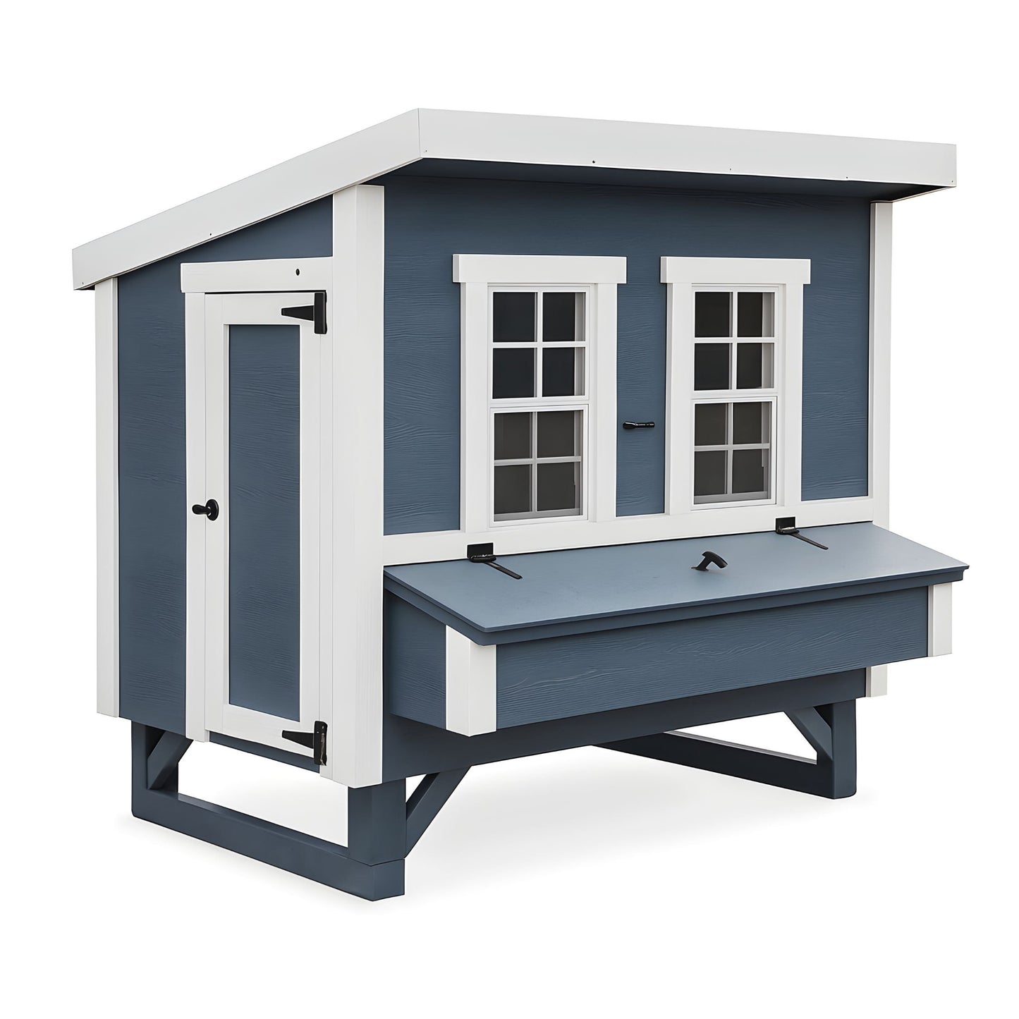 OverEZ Large Chicken Coop - Heavy Duty Wood - Up to 15 Chickens