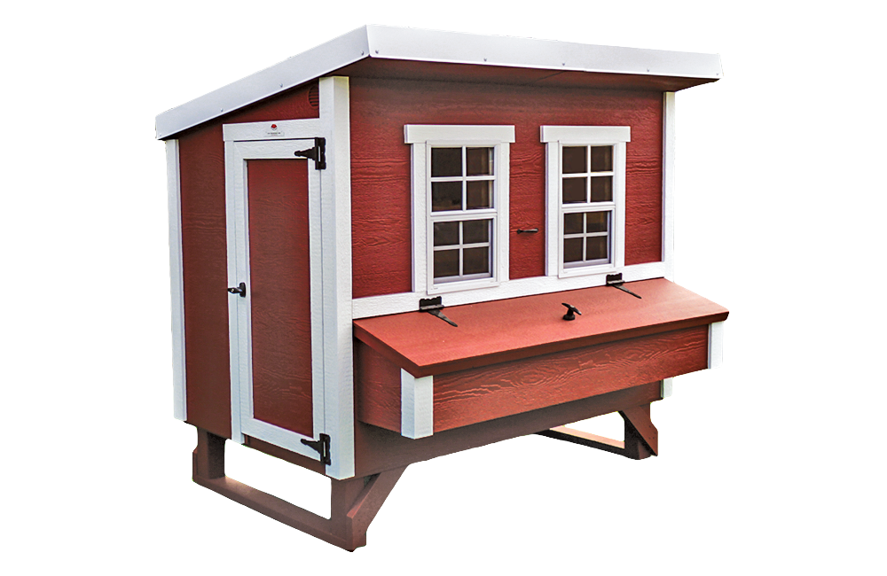 OverEZ Large Chicken Coop - Heavy Duty Wood - Up to 15 Chickens