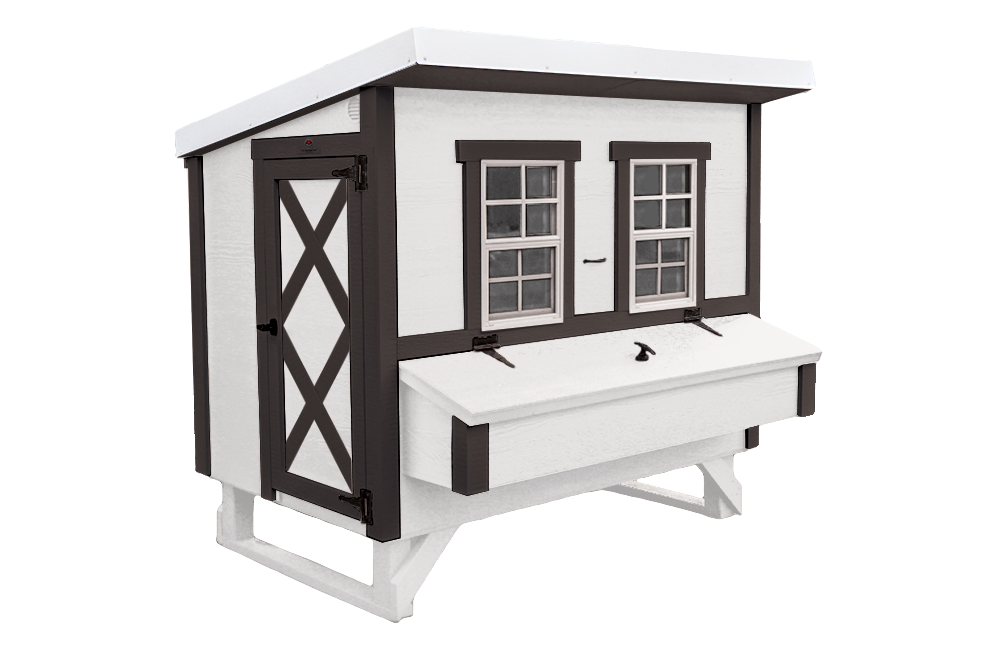 OverEZ Large Chicken Coop - Heavy Duty Wood - Up to 15 Chickens