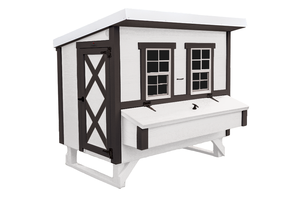 OverEZ Large Chicken Coop - Heavy Duty Wood - Up to 15 Chickens