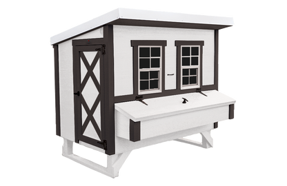 OverEZ Large Chicken Coop - Heavy Duty Wood - Up to 15 Chickens