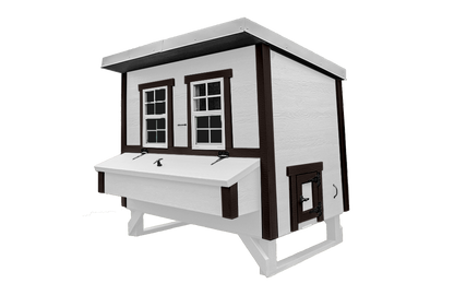 OverEZ Large Chicken Coop - Heavy Duty Wood - Up to 15 Chickens
