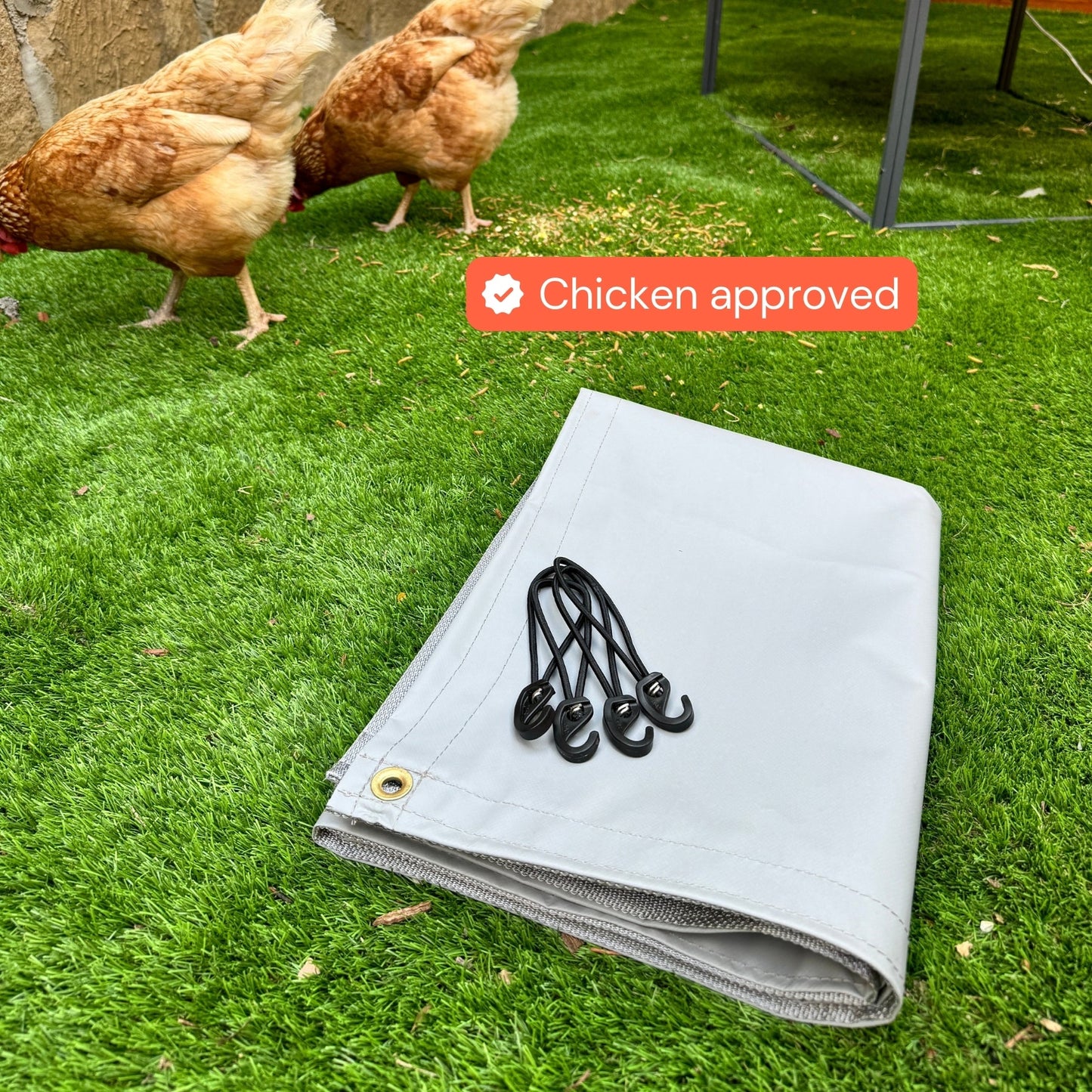 Waterproof Chicken Coop Tarp - UV Protection Smart Coop Cover