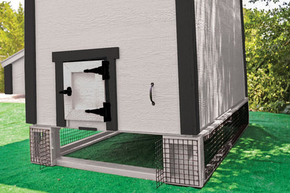 OverEZ Chicken Coop large wire panels with pressure-treated wood frame, 16-gauge wire, in classic color