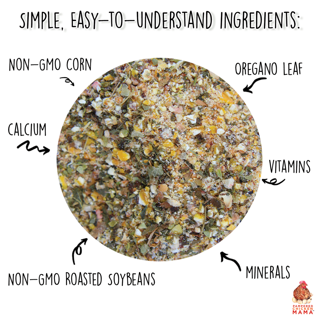 High Protein Chicken Feed Supplement - Non-GMO Molting Support
