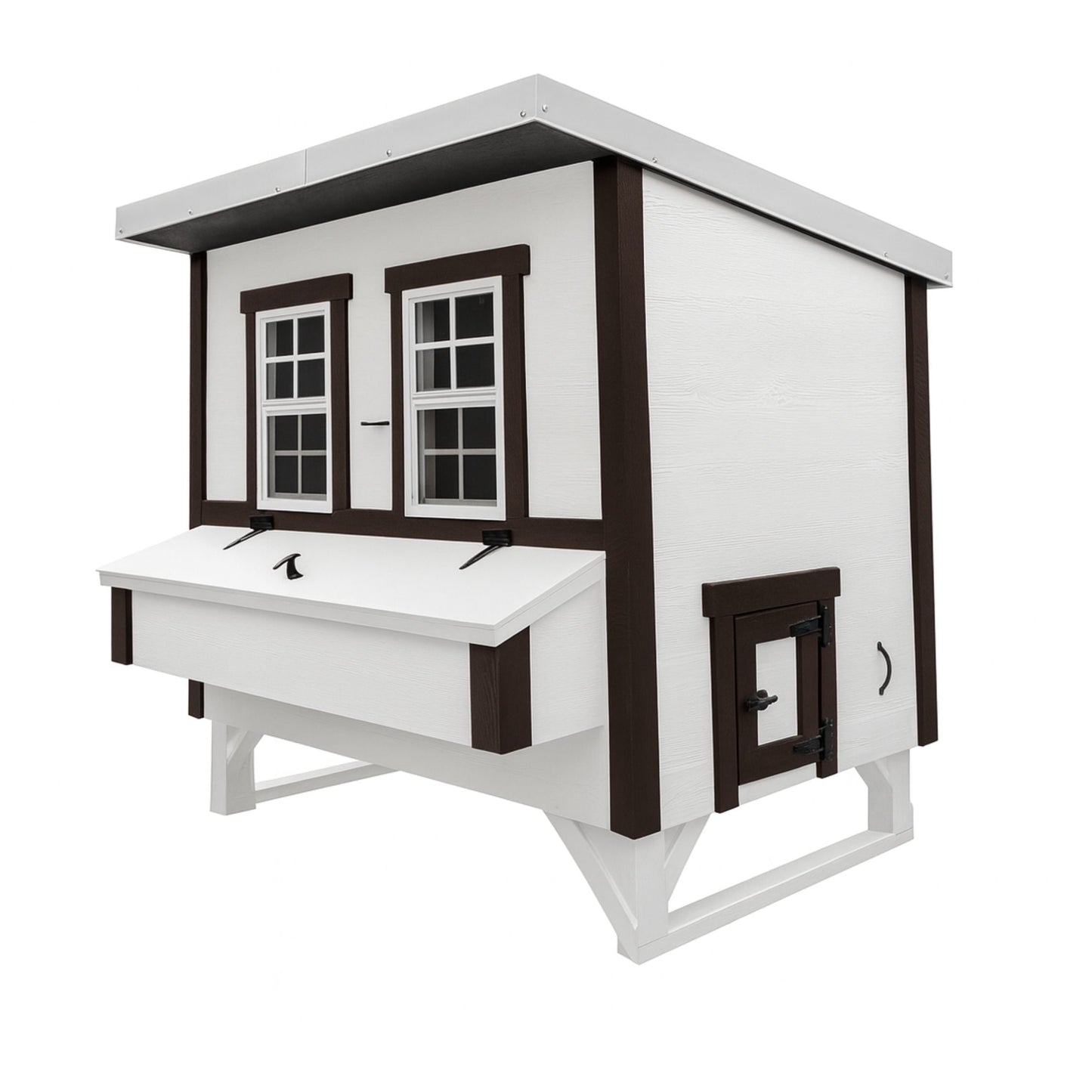 OverEZ Large Chicken Coop - Heavy Duty Wood - Up to 15 Chickens