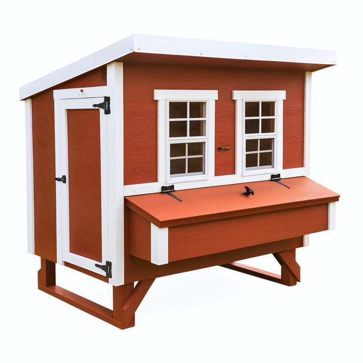 OverEZ Large Chicken Coop - Heavy Duty Wood - Up to 15 Chickens