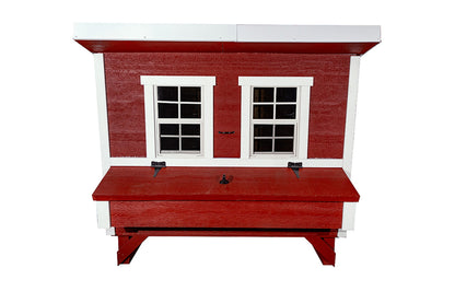 OverEZ Large Chicken Coop - Heavy Duty Wood - Up to 15 Chickens