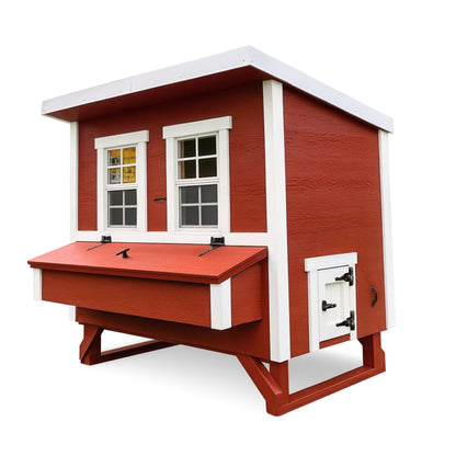 OverEZ Large Chicken Coop - Heavy Duty Wood - Up to 15 Chickens